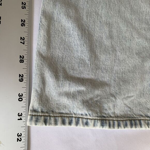 Carhartt Jeans Men 38x32 Light Acid Wash Denim Nolan Pant Workwear USA Classic - Picture 8 of 9